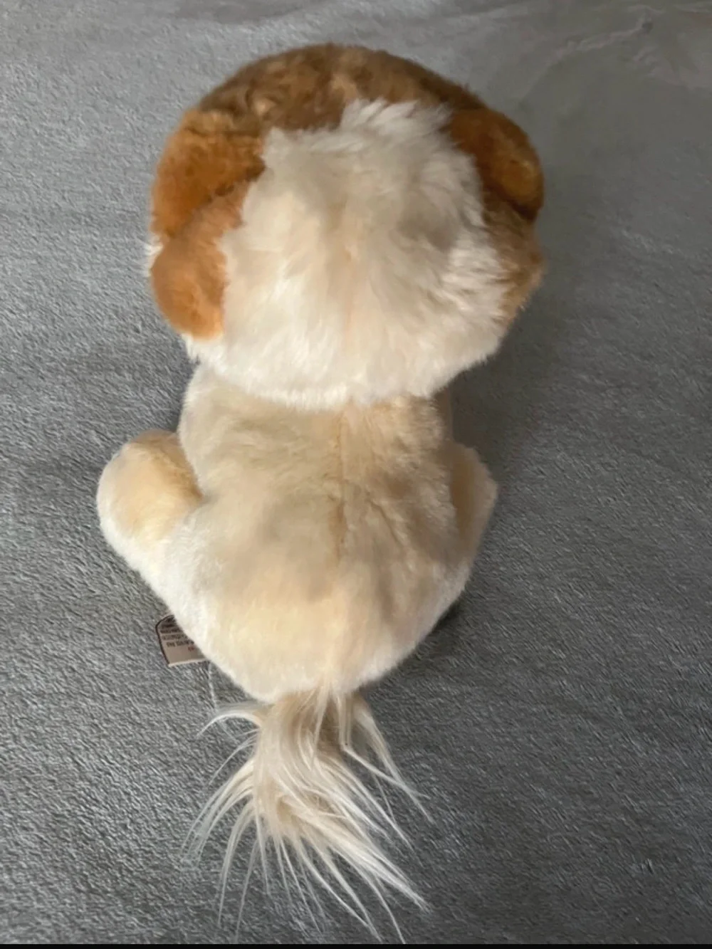 Gund Cream and Brown Plush Dog